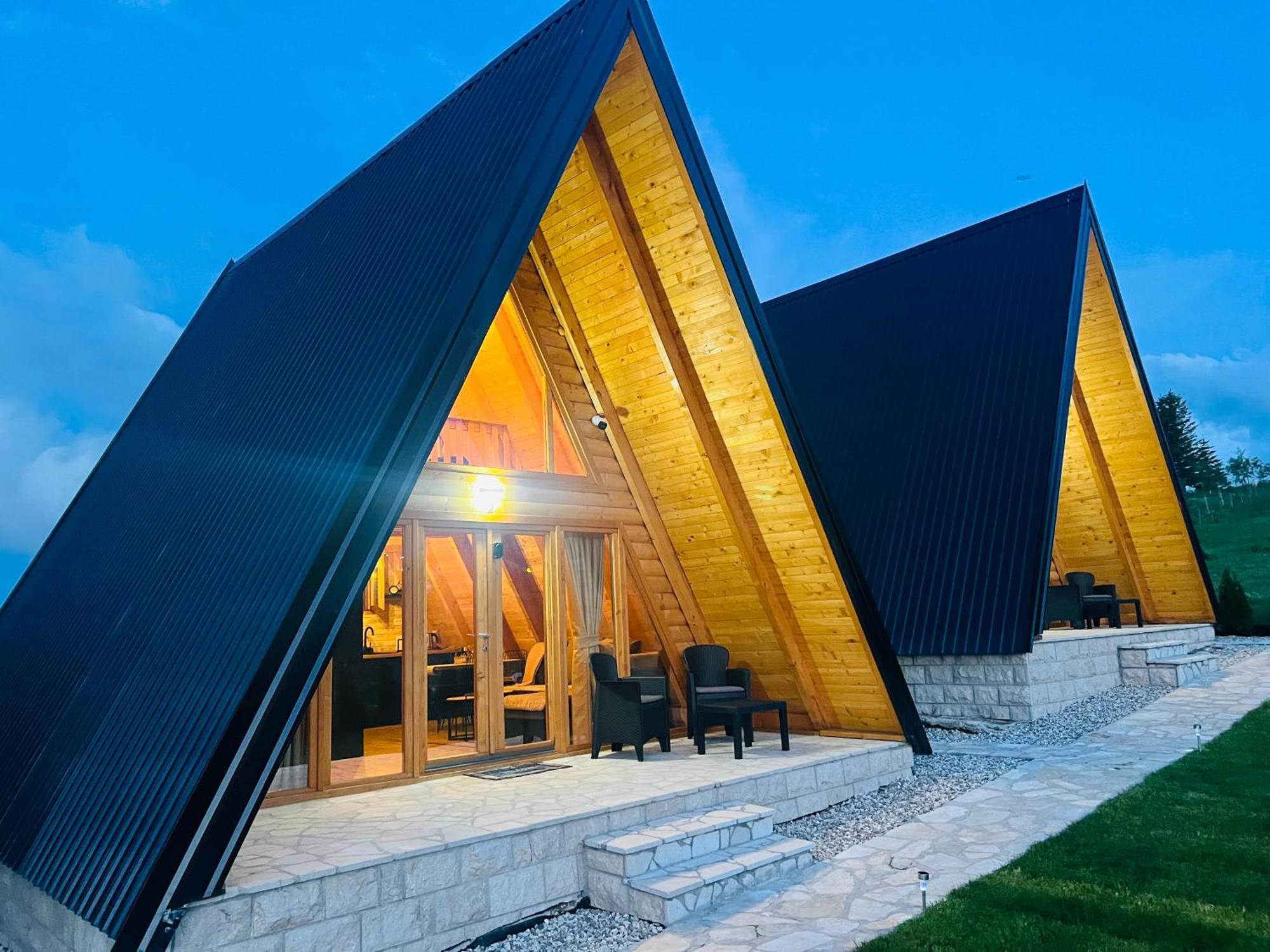 A Frame Houses Ans Zabljak Exterior foto